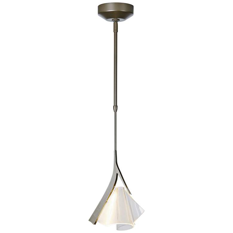 Image 3 Hubbardton Forge Mobius 8 1/2 inchW Soft Gold LED Mini Pendant more views