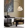 Thumbnail2 of Hubbardton Forge Mobius Dark Smoke Adjustable Arc Floor Lamp