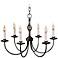Hubbardton Forge Natural Iron Twist Basket Chandelier