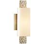 Hubbardton Forge Oceanus 12 1/2" High Soft Gold Modern Wall Sconce
