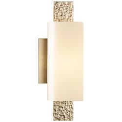 Hubbardton Forge Oceanus 12 1/2&quot; High Soft Gold Modern Wall Sconce