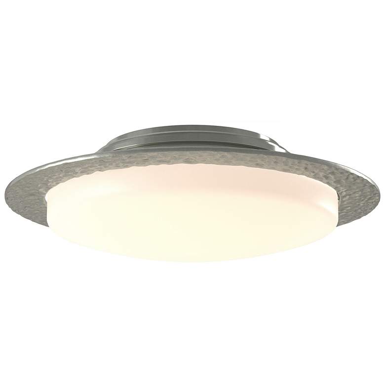 Image 1 Hubbardton Forge Oceanus 16 1/2" Sterling Silver Modern Ceiling Light