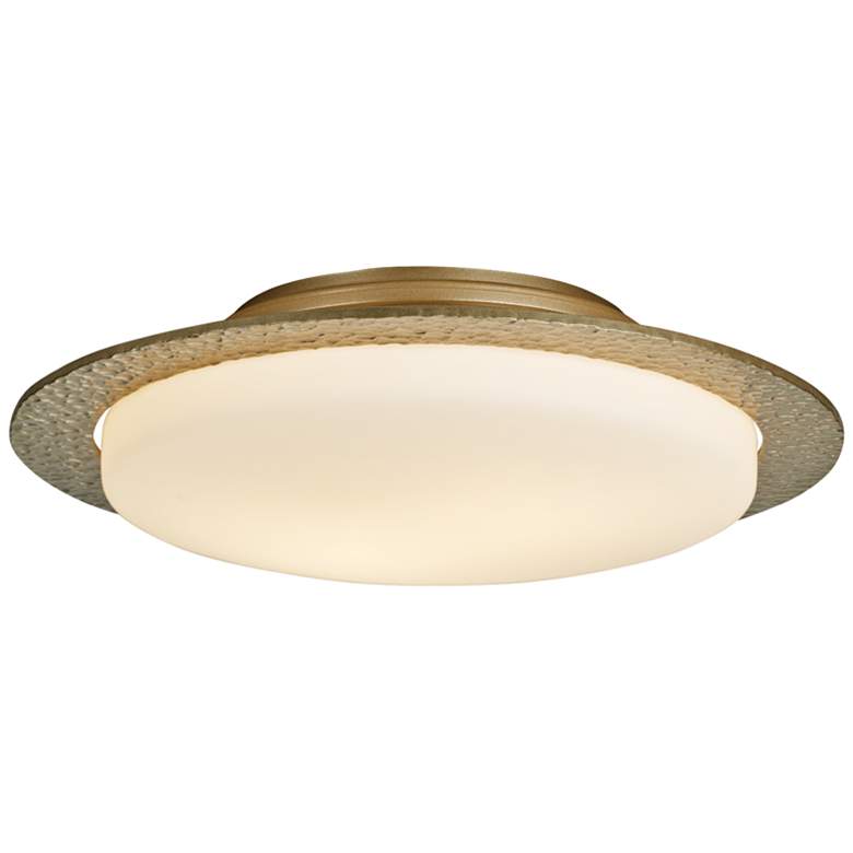 Image 1 Hubbardton Forge Oceanus 16 1/2" Wide Soft Gold Modern Ceiling Light