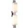 Hubbardton Forge Oceanus 23" Platinum and Opal Glass Modern Sconce