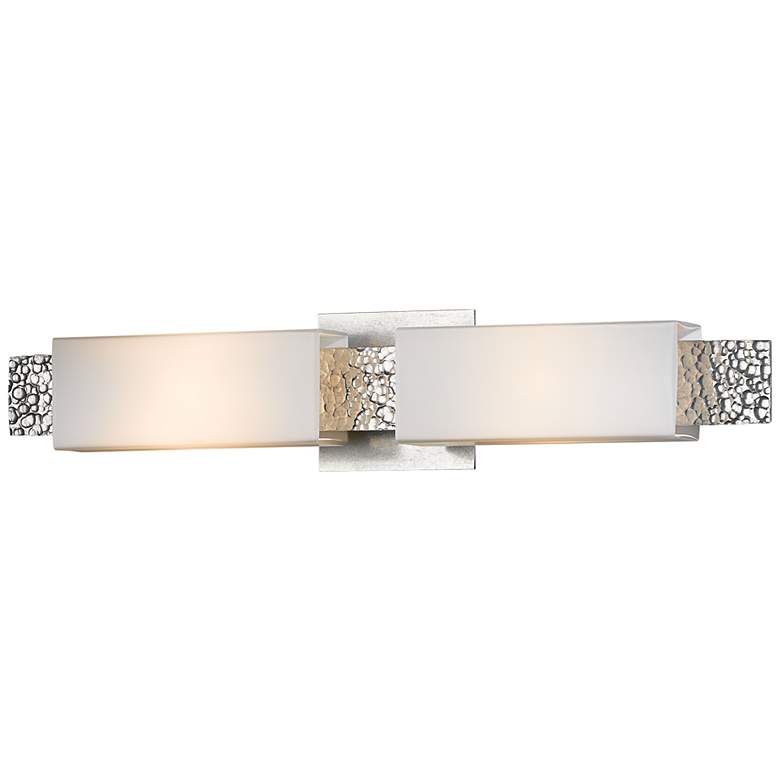 Image 3 Hubbardton Forge Oceanus 23" Platinum and Opal Glass Modern Sconce more views