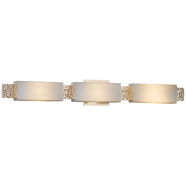 Image 1 Hubbardton Forge Oceanus 33 1/2" Wide Opal Gold Modern Bath Light