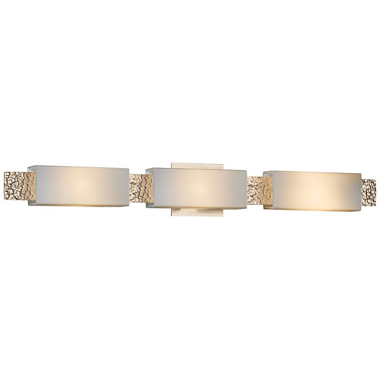 Image 1 Hubbardton Forge Oceanus 33 1/2 inch Wide Opal Gold Modern Bath Light