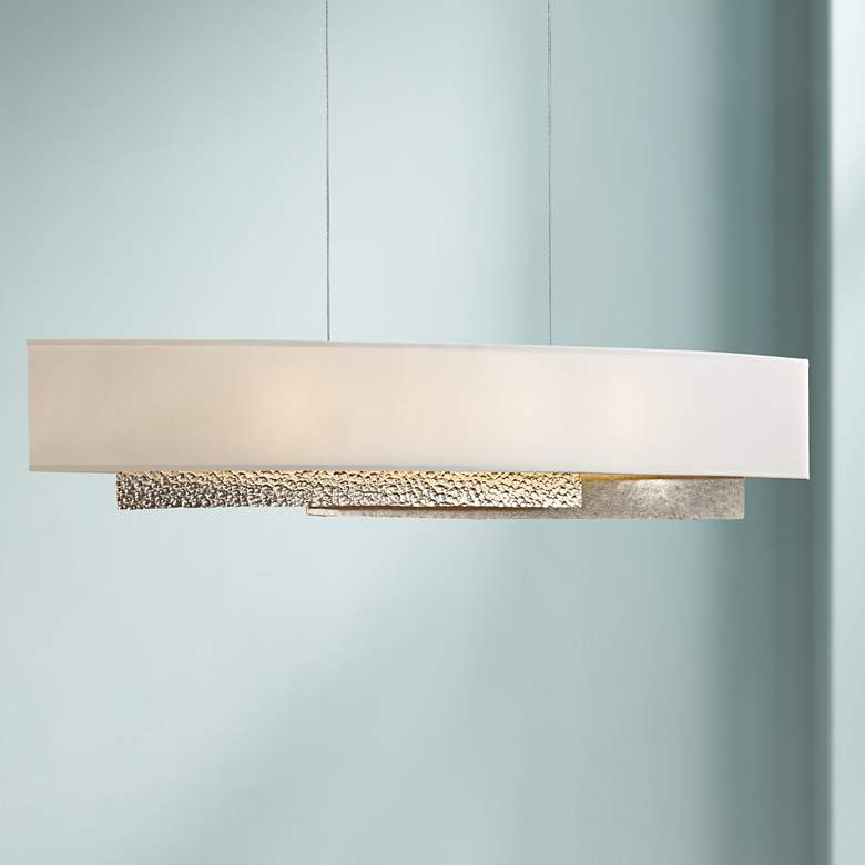 Image 1 Hubbardton Forge Oceanus 42 inch Wide LED Gold Linear Pendant