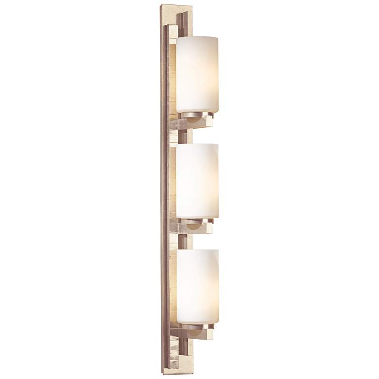 Image 1 Hubbardton Forge Ondrian Gold 27 inchH Opal Glass Wall Sconce