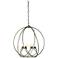 Hubbardton Forge Orb 22 1/2"W Burnished Steel Chandelier