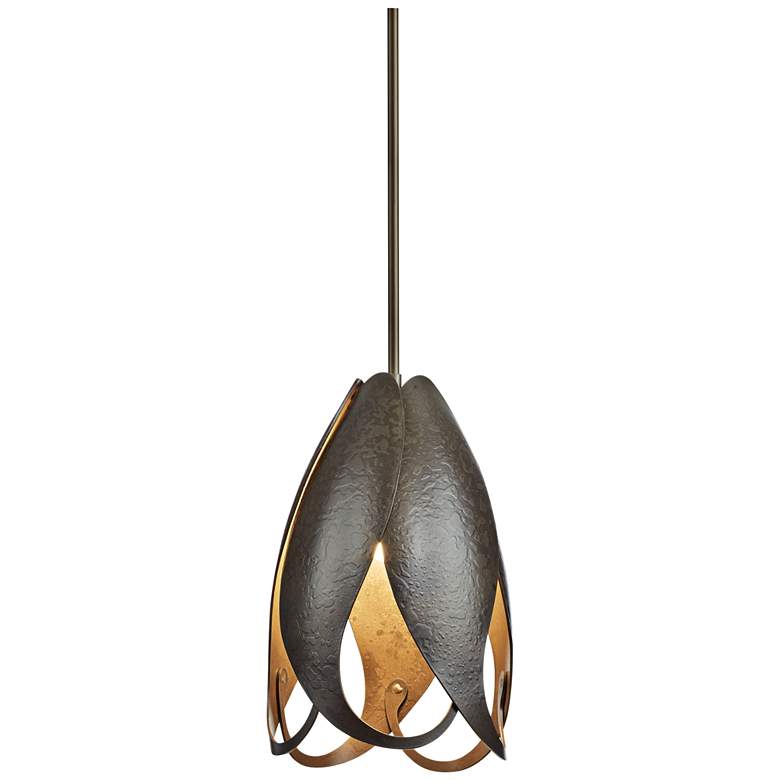 Image 2 Hubbardton Forge Pental 8 1/4" Wide Dark Smoke Mini Pendant