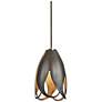 2_Hubbardton Forge Pental 8 1/4" Wide Dark Smoke Mini Pendant