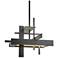 Hubbardton Forge Planar 12" Wide Black LED Mini Pendant
