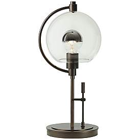 Image1 of Hubbardton Forge Pluto 19 1/2" Bronze Industrial Accent Table Lamp