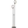 Hubbardton Forge Pluto 68" High Bronze and Clear Glass Floor Lamp
