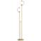 Hubbardton Forge Pluto Modern Brass 2-Light Floor Lamp
