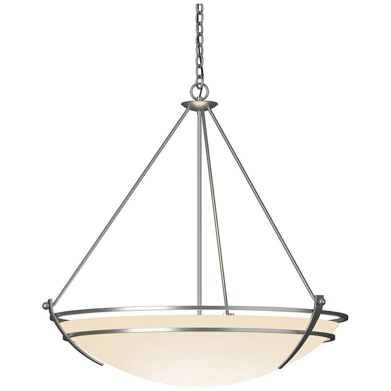 Image 1 Hubbardton Forge Presidio Tryne 35" Wide Opal Glass Shade Pendant