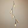 Hubbardton Forge Quill 46 1/2"H LED Gold Linear Pendant