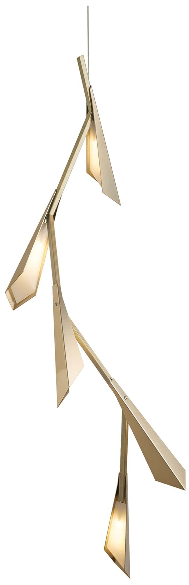 Hubbardton Forge Quill Gold Collection