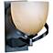 Hubbardton Forge Ribbon Stone Glass 8" High Wall Sconce