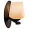 Hubbardton Forge Ribbon Stone Glass 9" High Wall Sconce