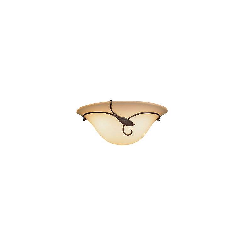 Image 1 Hubbardton Forge Right Leaf and Stem Pocket Wall Sconce