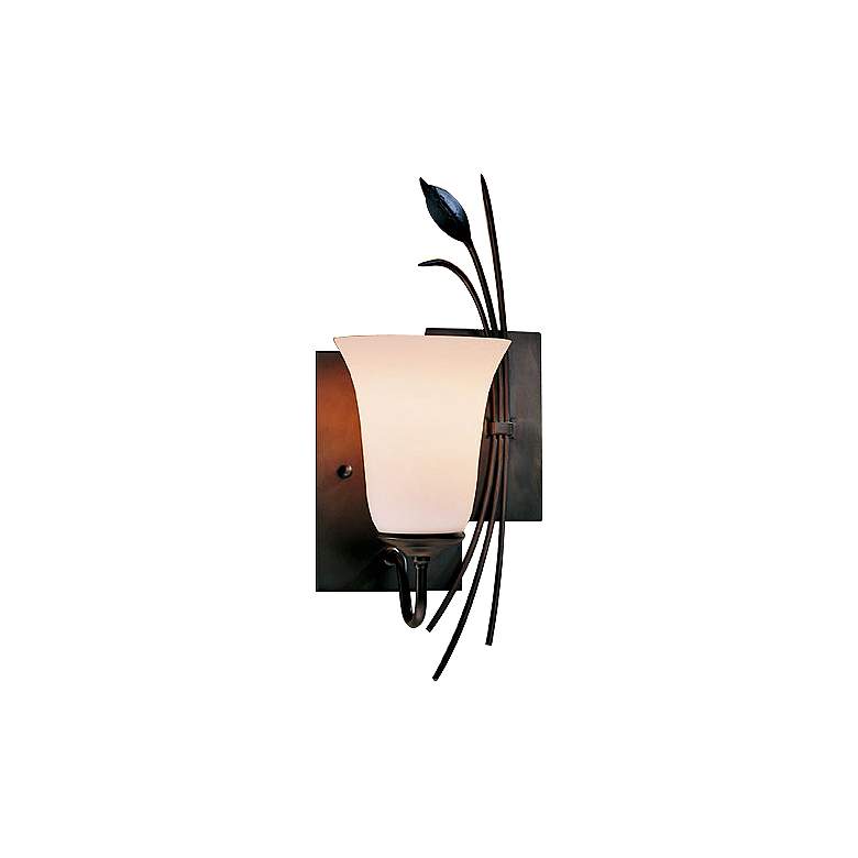 Image 3 Hubbardton Forge Right Side Leaf and Stem Wall Sconce