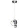 Hubbardton Forge Riza 9" Wide Vintage Platinum Mini Pendant
