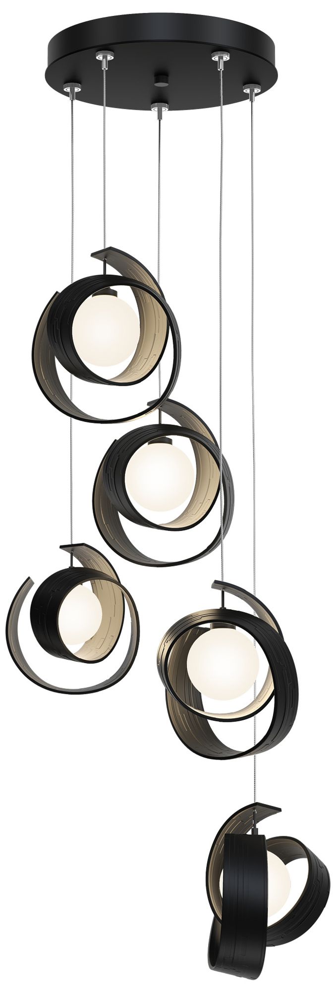 Hubbardton Forge Riza Black Collection