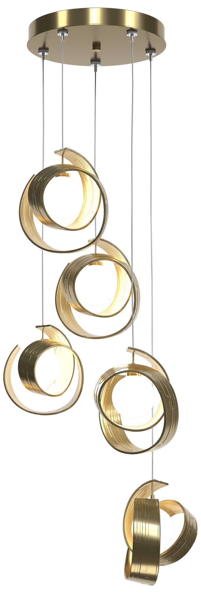 Hubbardton Forge Riza Brass - Antique Brass Collection