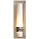 Hubbardton Forge Rook Gold 14"H Opal Glass Wall Sconce