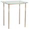 Hubbardton Forge Senza 22" Wide Soft Gold Metal Side Table