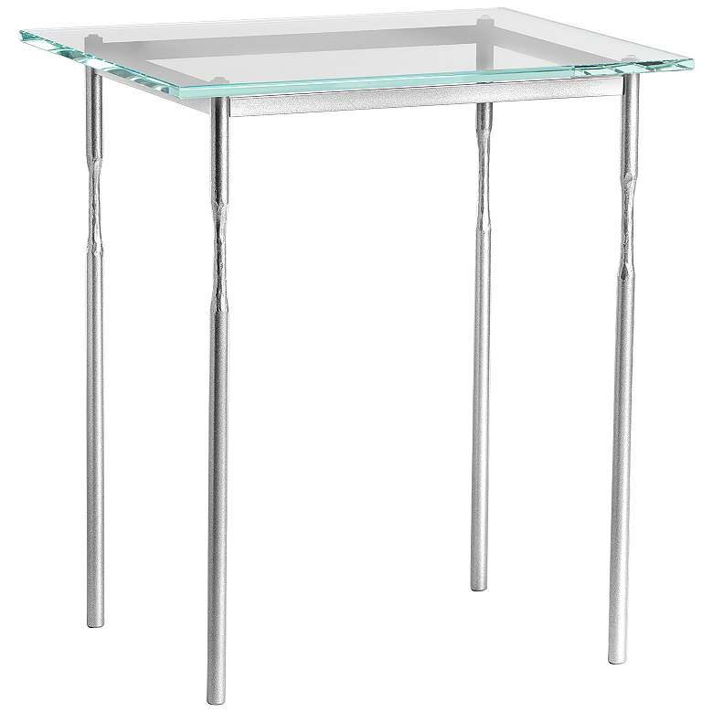Image 1 Hubbardton Forge Senza 22 inch Wide Sterling Metal Side Table