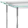 Hubbardton Forge Senza 22" Wide Sterling Metal Side Table