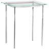 Hubbardton Forge Senza 22" Wide Sterling Metal Side Table
