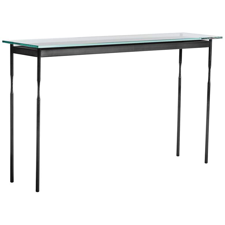 Image 1 Hubbardton Forge Senza 54" Wide Black Console Table