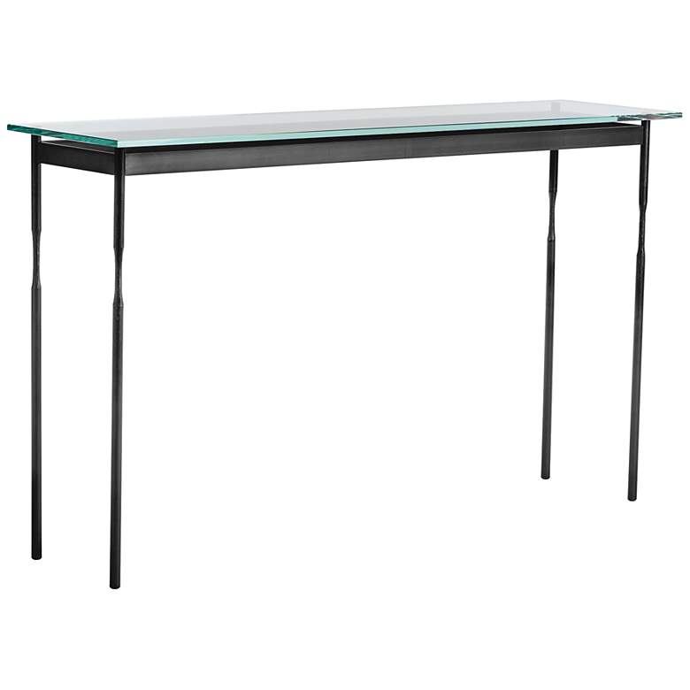 Image 1 Hubbardton Forge Senza 54 inch Wide Black Console Table