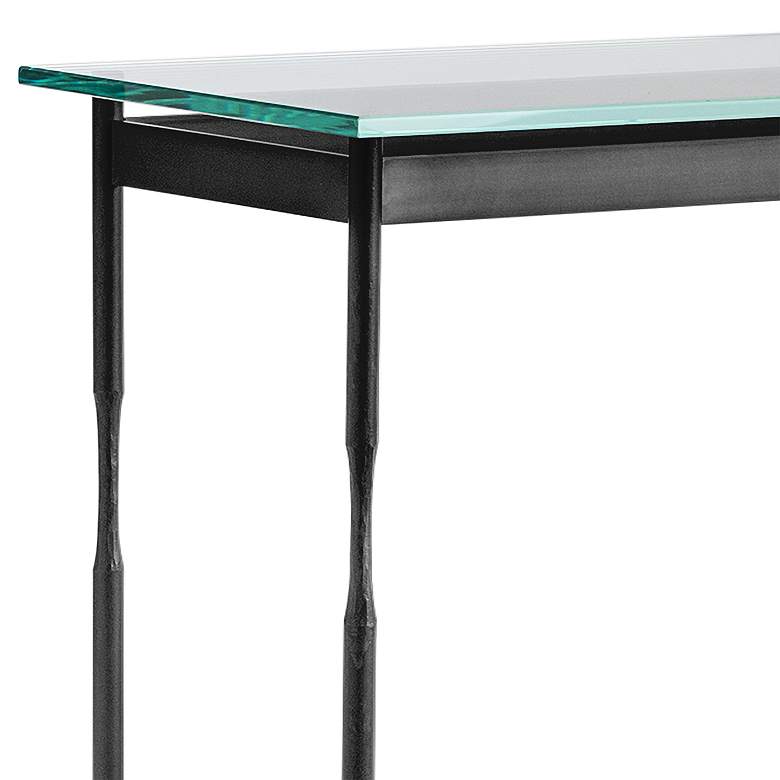 Image 2 Hubbardton Forge Senza 54" Wide Black Console Table more views