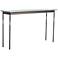 Hubbardton Forge Senza 54" Wide Dark Smoke Console Table