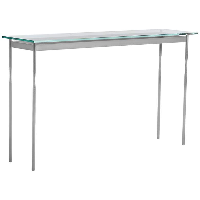 Image 1 Hubbardton Forge Senza 54" Wide Natural Iron Console Table