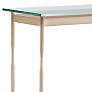 Hubbardton Forge Senza 54" Wide Soft Gold Console Table