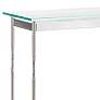 Hubbardton Forge Senza 54" Wide Sterling Console Table