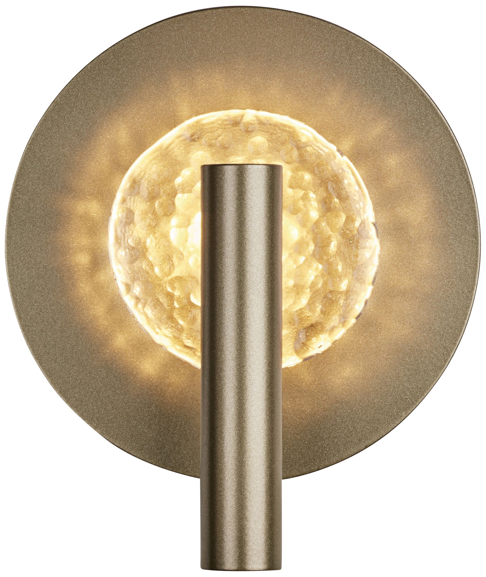 Hubbardton Forge Solstice 10 1/2"H Soft Gold Wall Sconce - Made to Ord