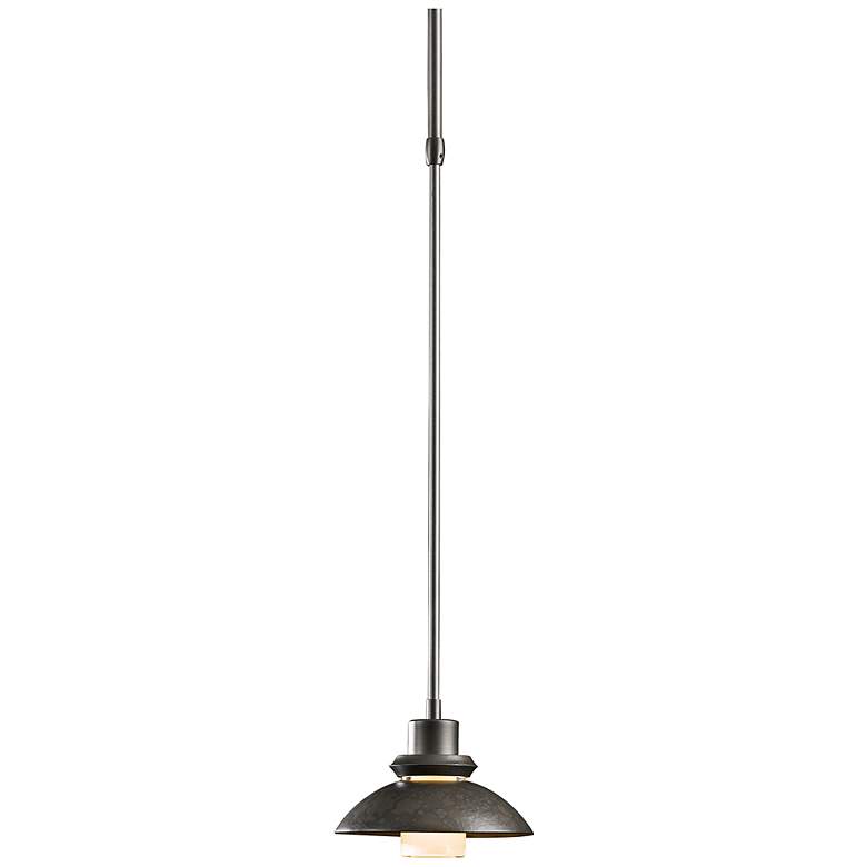 Image 2 Hubbardton Forge Staccato 7" Wide Dark Smoke Mini Pendant