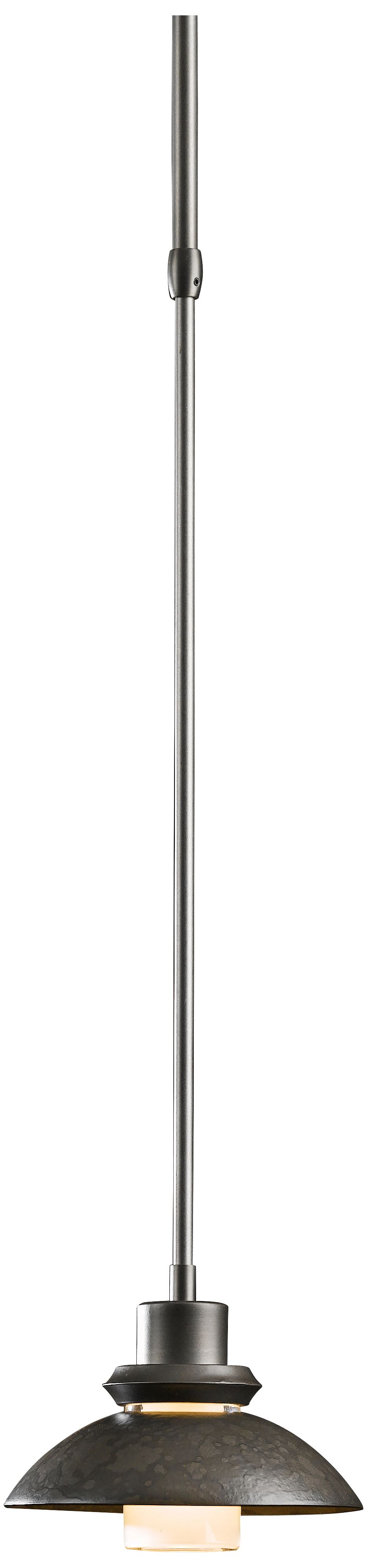 Image 2 Hubbardton Forge Staccato 7" Wide Dark Smoke Mini Pendant - Made to Order