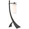 Hubbardton Forge Stasis 28 1/4" Opal Glass and Natural Iron Table Lamp
