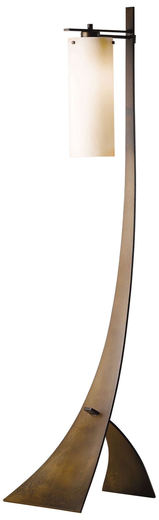 Hubbardton Forge Stasis 58.5" Smoke Modern Floor Lamp Made to Order