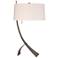 Hubbardton Forge Stasis Bronze Curved Table Lamp