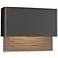 Hubbardton Forge Stratum Dark Sky LED Outdoor Sconce Bronze Smoke Accents