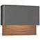 Hubbardton Forge Stratum Dark Sky LED Outdoor Sconce Iron Bronze Finish